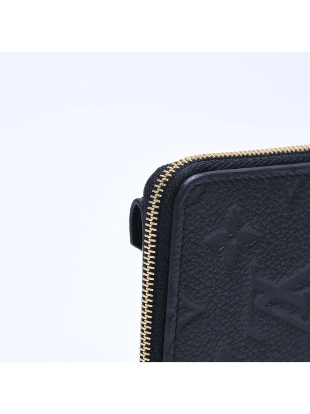 Louis Vuitton Wallet Coin Purse Card Case Porte Cartes Recto Verso Black Gold